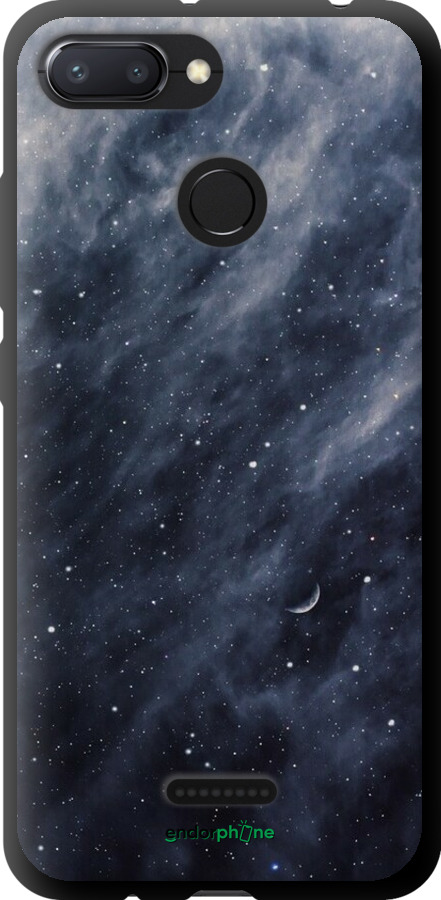 TPU чехол Сині хмари, Синій місяць для Xiaomi Redmi 6 - 6398b-1521 изображение 