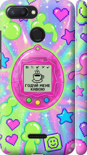 3D пластиковий матовий чехол Y2K Aesthetic Retro Pet: Годуй мене кавою для Xiaomi Redmi 6 - 6784m-1521 изображение 