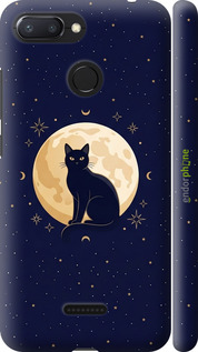 3D пластиковый матовый чехол Cute Cat Celestial/Witchy для Xiaomi Redmi 6 - 6787m-1521 изображение 