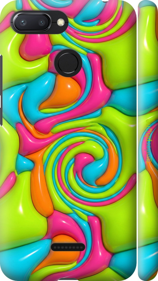 3D пластиковый матовый чехол Y2K Jelly Dream для Xiaomi Redmi 6 - 6780m-1521 изображение 