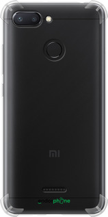 Силикон с усиленными углами чехол 'Прозрачный' для Xiaomi Redmi 6 изображение 25