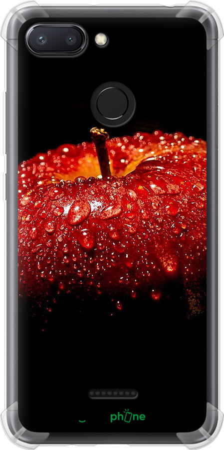 Силикон с усиленными углами чехол Яблоко для Xiaomi Redmi 6 - 6022sp-1521 изображение 