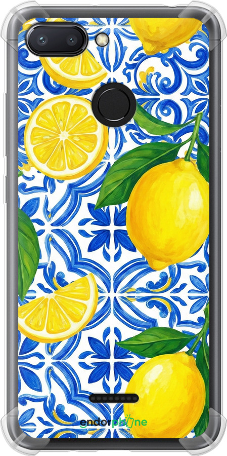 Силикон с усиленными углами чехол Grocery Girl Italian Summer для Xiaomi Redmi 6 - 6766sp-1521 изображение 