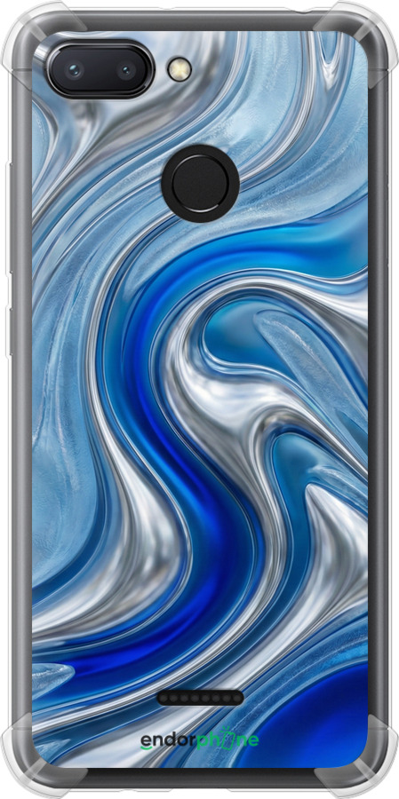 Силикон с усиленными углами чехол Liquid Chrome для Xiaomi Redmi 6 - 6781sp-1521 изображение 