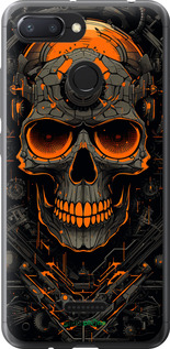 2D пластиковый чехол Череп для Xiaomi Redmi 6 - 5952t-1521 изображение 