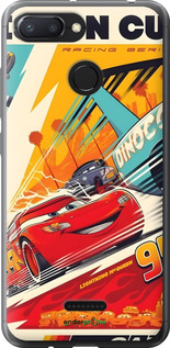 2D пластиковий чехол Тачки для Xiaomi Redmi 6 - 6288t-1521 изображение 
