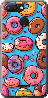 2D пластиковый чехол Пончики для Xiaomi Redmi 6 - 6318t-1521 изображение 