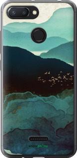 2D пластиковий чехол Із зображенням гір Індіго для Xiaomi Redmi 6 - 6484t-1521 изображение 