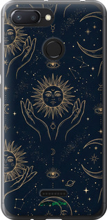 Силиконовый чехол 'Celestial Harmony: Sun & Moon Gold Mystic Pattern' для Xiaomi Redmi 6 изображение 12