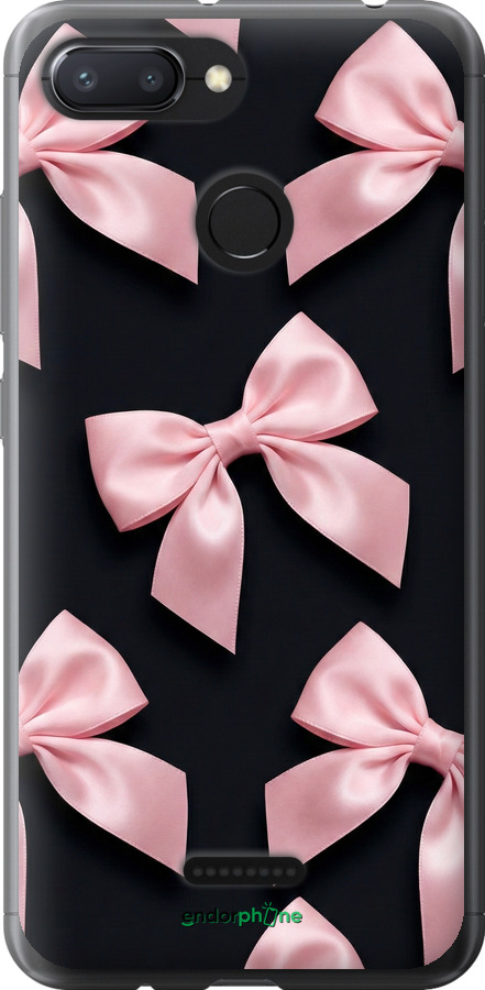 2D пластиковий чехол Coquette Ribbons Dark Coquette для Xiaomi Redmi 6 - 6767t-1521 изображение 