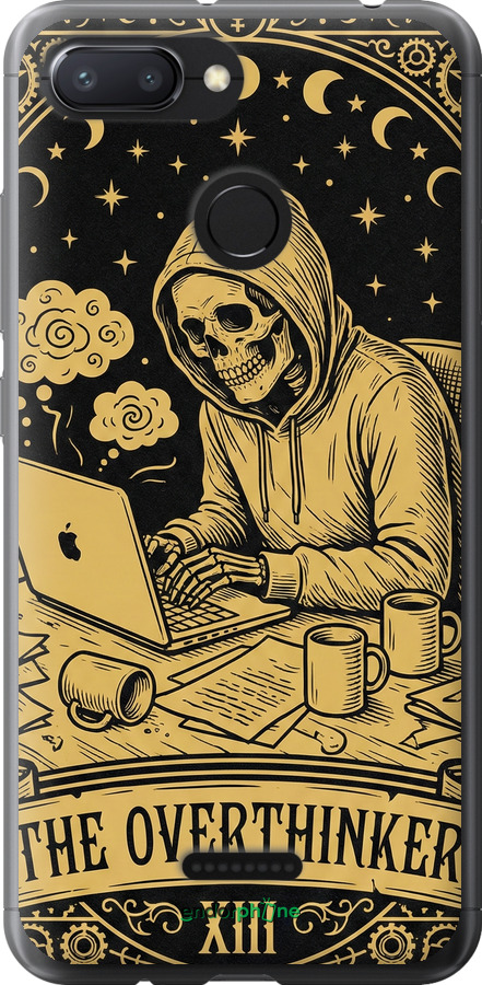 Силиконовый чехол The Overthinker для Xiaomi Redmi 6 - 6774u-1521 изображение 