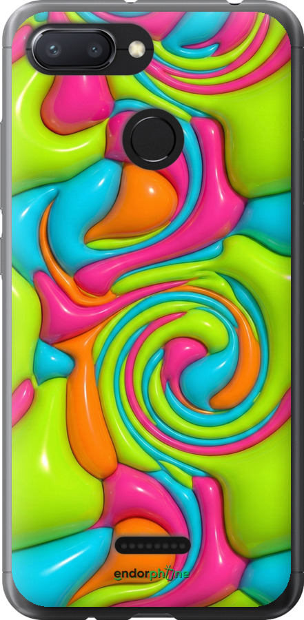 2D пластиковый чехол Y2K Jelly Dream для Xiaomi Redmi 6 - 6780t-1521 изображение 