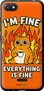 TPU чохол 'Funny Cat' для Xiaomi Redmi 6A зображення 5