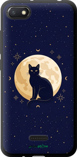 TPU чохол 'Cute Cat Celestial/Witchy' для Xiaomi Redmi 6A зображення 3