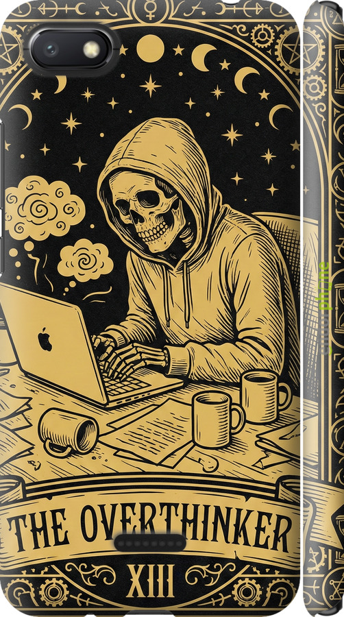 3D пластиковый матовый чехол The Overthinker для Xiaomi Redmi 6A - 6774m-1531 изображение 