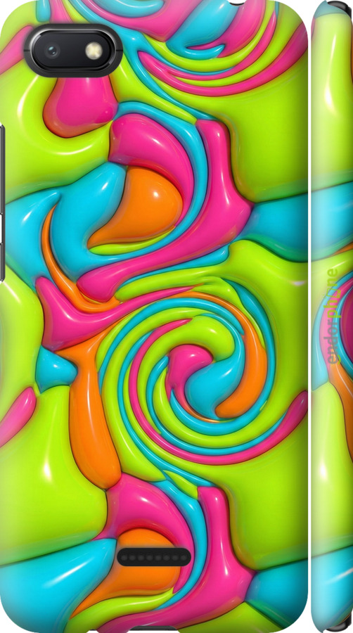 3D пластиковий матовий чехол Y2K Jelly Dream для Xiaomi Redmi 6A - 6780m-1531 изображение 