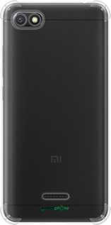 Силикон с усиленными углами чехол 'Прозрачный' для Xiaomi Redmi 6A изображение 8