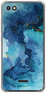 Силикон с усиленными углами чехол Акварель для Xiaomi Redmi 6A - 6320sp-1531 изображение 