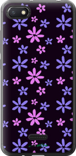 Силиконовый чехол с  цветами для Xiaomi Redmi 6A - 6258u-1531 изображение 