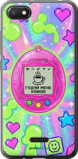 Силиконовый чехол Y2K Aesthetic Retro Pet: Годуй мене кавою для Xiaomi Redmi 6A - 6784u-1531 изображение 