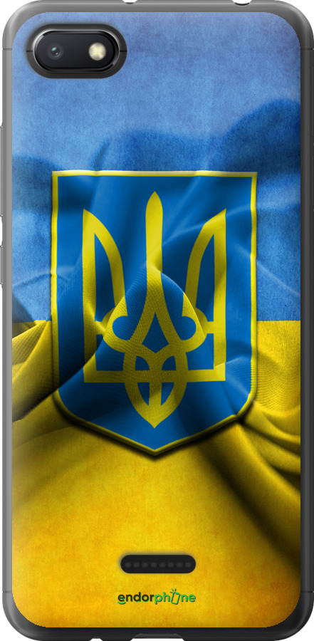 

Силіконовий чохол "Прапор та герб України" для Xiaomi Redmi 6A, Блакитний