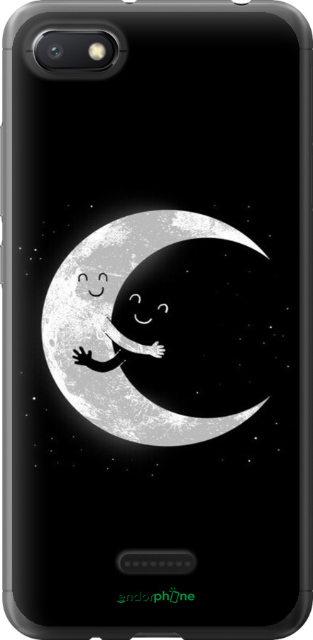 Силіконовий чехол Місячні обійми для Xiaomi Redmi 6A - 6508u-1531 изображение 