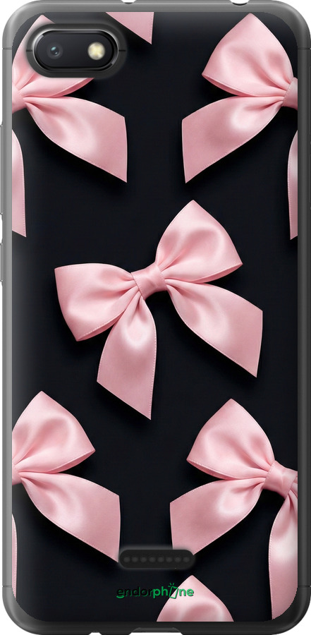 Силіконовий чехол Coquette Ribbons Dark Coquette для Xiaomi Redmi 6A - 6767u-1531 изображение 