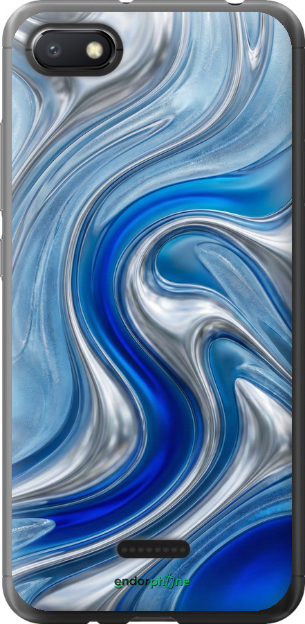 Силиконовый чехол Liquid Chrome для Xiaomi Redmi 6A - 6781u-1531 изображение 