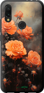 TPU чехол Оранжевые розы для Xiaomi Redmi 7 - 5944b-1669 изображение 