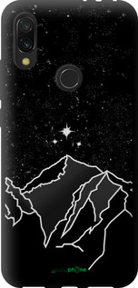 TPU чехол Минималистический горный пейзаж для Xiaomi Redmi 7 - 6438b-1669 изображение 