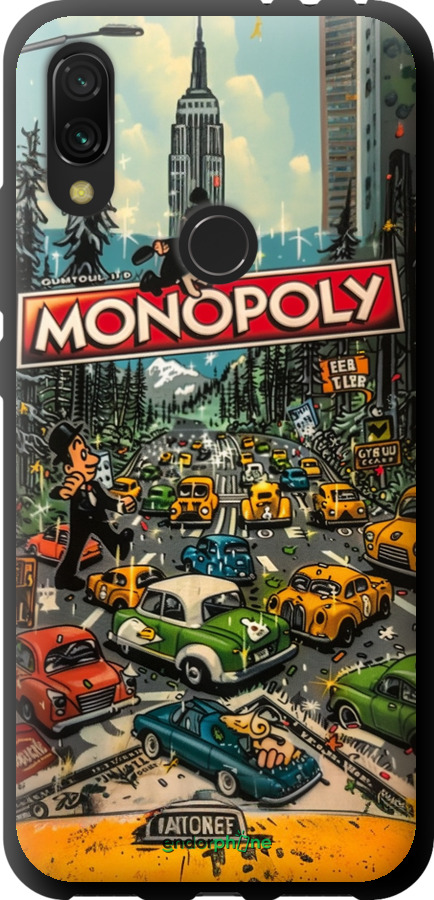 TPU чехол Городской драйв Monopoly для Xiaomi Redmi 7 - 6088b-1669 изображение 