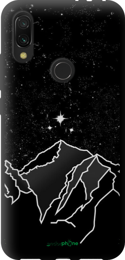 TPU чехол Минималистический горный пейзаж для Xiaomi Redmi 7 - 6438b-1669 изображение 