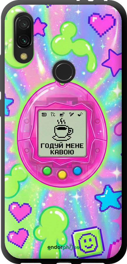 TPU чехол Y2K Aesthetic Retro Pet: Годуй мене кавою для Xiaomi Redmi 7 - 6784b-1669 изображение 
