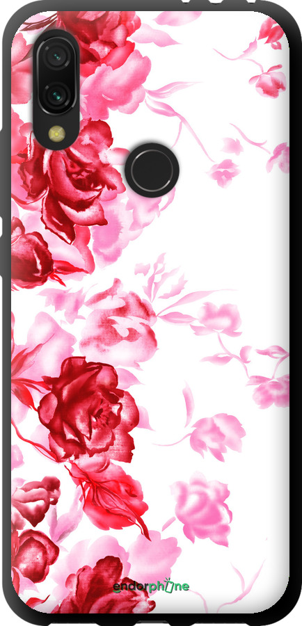 TPU чехол Намальовані троянди для Xiaomi Redmi 7 - 724b-1669 изображение 