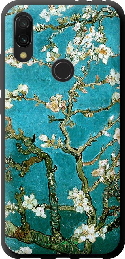 

Custodia in TPU nero Vincent van Gogh. Sakura" for Xiaomi Redmi 7", Blu