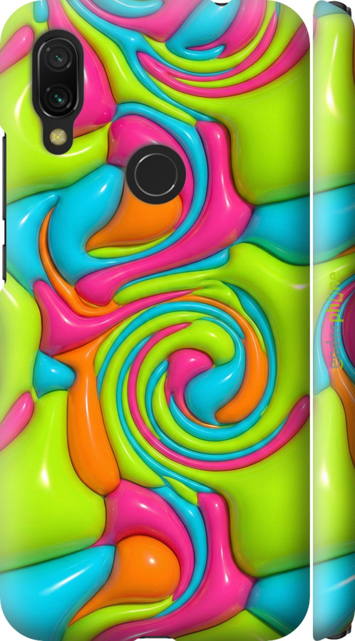 3D пластиковый матовый чехол Y2K Jelly Dream для Xiaomi Redmi 7 - 6780m-1669 изображение 