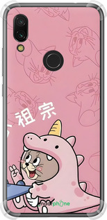 Силіконовий протиударний с посиленими кутами чехол Том і джеррі 2 для Xiaomi Redmi 7 - 6359sp-1669 изображение 