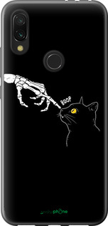 2D пластиковый чехол Кошка для Xiaomi Redmi 7 - 6505t-1669 изображение 
