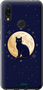 2D пластиковый чехол Cute Cat Celestial/Witchy для Xiaomi Redmi 7 - 6787t-1669 изображение 