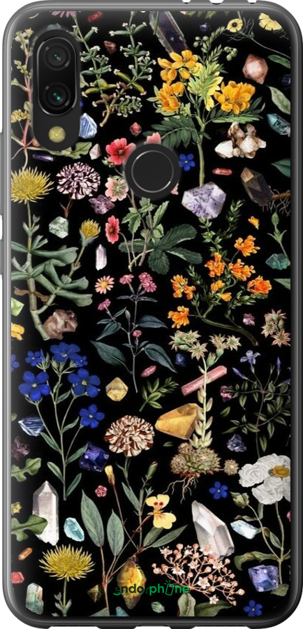2D пластиковый чехол С цветами для Xiaomi Redmi 7 - 6422t-1669 изображение 
