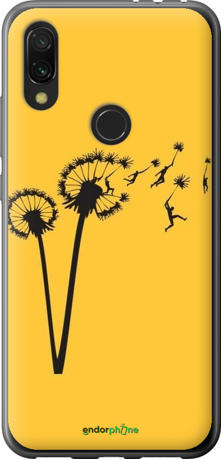 2D пластиковый чехол Минимализм одуванчики для Xiaomi Redmi 7 - 6449t-1669 изображение 