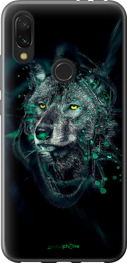 2D пластиковый чехол Wolf для Xiaomi Redmi 7 - 6610t-1669 изображение 