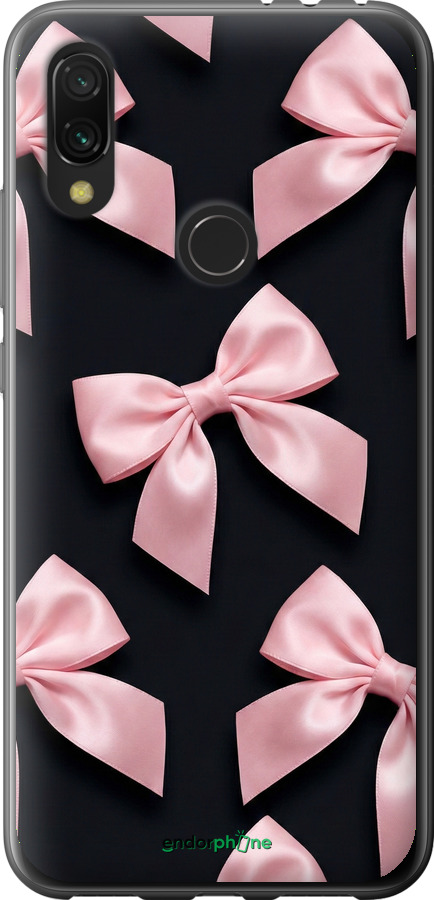 Силиконовый чехол Coquette Ribbons Dark Coquette для Xiaomi Redmi 7 - 6767u-1669 изображение 
