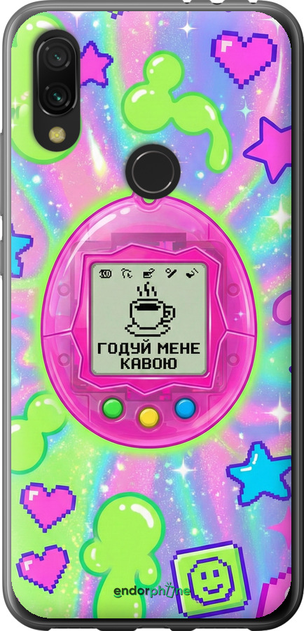 2D пластиковый чехол Y2K Aesthetic Retro Pet: Годуй мене кавою для Xiaomi Redmi 7 - 6784t-1669 изображение 