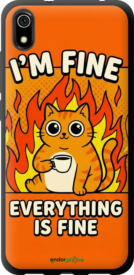 TPU чехол Funny Cat для Xiaomi Redmi 7A - 6786b-1716 изображение 