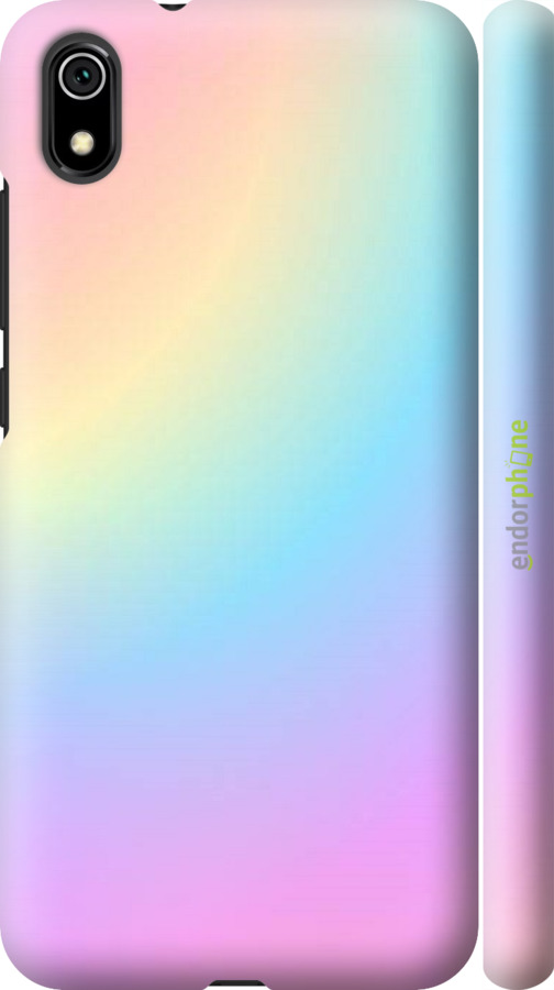 

3D пластиковий матовий чохол "Веселка 2" для Xiaomi Redmi 7A, Рожевий