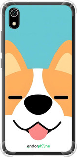 Силикон с усиленными углами чехол Корги для Xiaomi Redmi 7A - 6280sp-1716 изображение 