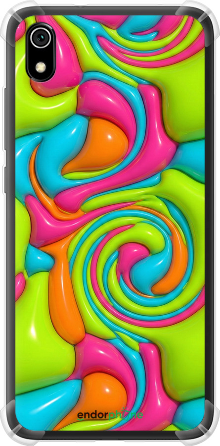 Силикон с усиленными углами чехол Y2K Jelly Dream для Xiaomi Redmi 7A - 6780sp-1716 изображение 