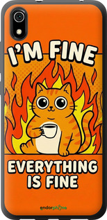 2D пластиковий чехол Funny Cat для Xiaomi Redmi 7A - 6786t-1716 изображение 