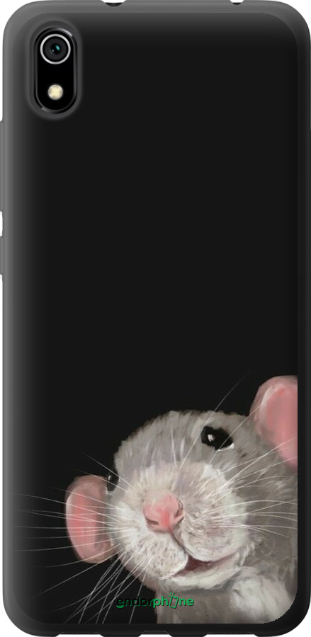 2D пластиковый чехол The Peeking Rat для Xiaomi Redmi 7A - 6442t-1716 изображение 